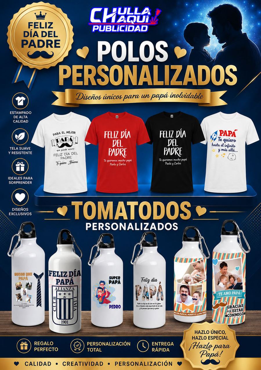Polos personalizados Día del Padre